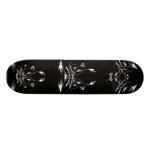 Stammes- Grafik-Skateboard - Schwarzes u. Weiß Skateboardbrett