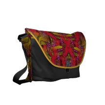 Stammes- RICKSHAW-Kunsttasche DIE ALTEN GÖTTER Kuriertasche