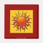 Stammes- Sun Kühlschrankmagnet