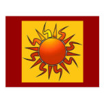 Stammes- Sun Postkarte