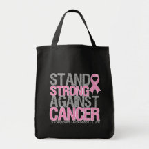 Stand stark gegen Brustkrebs Tasche