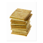 Stapel quadratische Cracker Postkarten
