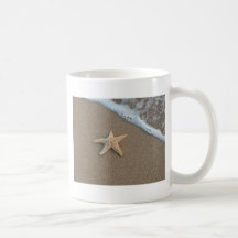 Starfish auf dem Strand Kaffeetassen