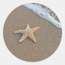 Starfish auf dem Strand Stickers
