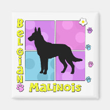 Starker Belgier Malinois Kühlschrankmagnet