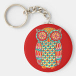 Starkes Eule keychain Schlüsselband