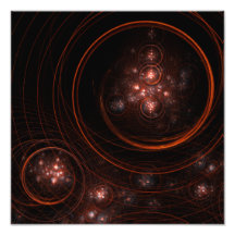 Starlight-abstrakter Kunst-Foto-Druck