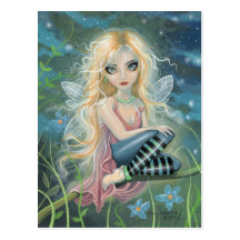 Starlight-feenhafte Fantasie-Kunst-Postkarten
