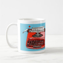Starlight Starfire Schreibmaschine Kaffee Tasse