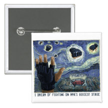 Starry MIXED MARTIAL ARTS Kampf-Nacht Buttons