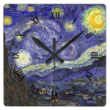 Starry Nacht Van Gogh, Vintager Post-Impressionism