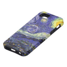 Starry Nacht Van Gogh, Vintager Post-Impressionism iPhone 5 Hüllen