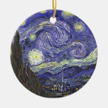 Starry Nacht Van Gogh, Vintager Post-Impressionism Weihnachtsbaum Ornamente