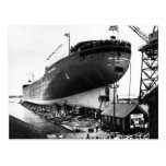 Starten des Edmund Fitzgerald 6-8-1958 (#1) Postkarte