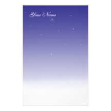 Stary Winter-Nacht stationär Büropapier