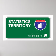 Statistik-folgender Ausgang Posterdrucke