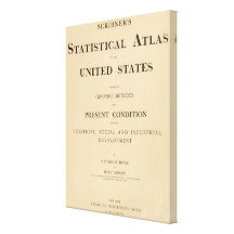 statistischer Atlas Gespannte Galerie Drucke