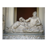 Statue von Neptun in Vatikan Postkarte