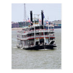 Steamboat auf dem Fluss Mississipi Postkarte