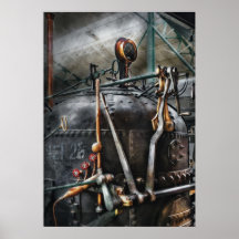 Steampunk - der Dampf-Motor Posterdrucke