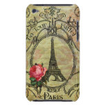 Steampunk Eiffel Turm-Paris-Rote Rose iPod Case-Mate Hüllen