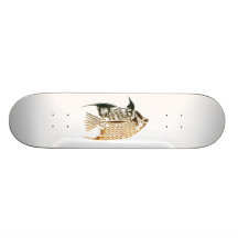 Steampunk Fisch-Skateboard Skateboard Bretter