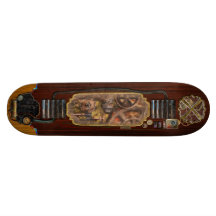 Steampunk - Gänge - innere Funktionen Personalisiertes Skatedeck