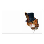Steampunk Katzen-Visitenkarte