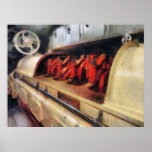 Steampunk - nach Motor-Raum im Unterseeboot Posterdruck