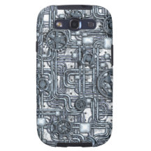 Steampunk Platte - Gänge und Rohre - Stahl Galaxy S3 Hüllen
