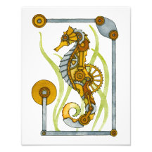Steampunk Seahorse Photo