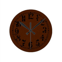 Steampunk verzerrte wanduhren