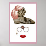 steampunk viktorianisches labstract Plakat VON 14,