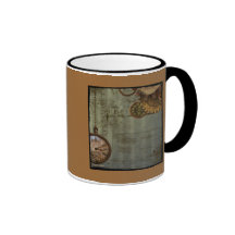 Steampunk Zeit-Maschine Haferl