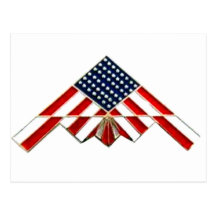 Steath Flagge Postkarte