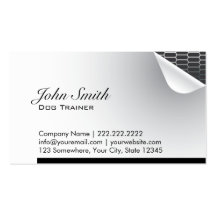 Steel Inside Dog Training Business Card