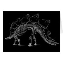 Stegosaurus-Dinosaurier-Antiken-Druck Karten