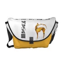 Stehende Rotwild-Rickshaw-Bote-Tasche Kurier Tasche