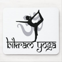 Stehender Bogen, der Pose Bikram Yoga-Geschenk zie Mauspads