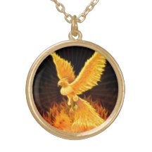Steigende Halskette Phoenix/Locket-Schmuck