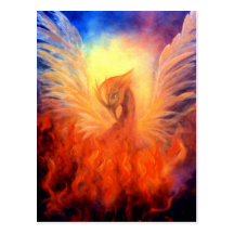 Steigende Postkarte Phoenix