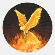 Steigendes Phoenix - Aufkleber