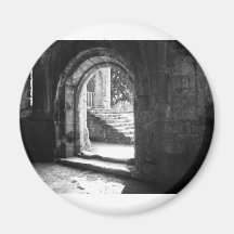 Stein-Treppe-in-Brunnenabtei Kühlschrankmagnete