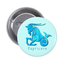 Steinbock-Zeichen-runder Knopf Anstecknadelbuttons