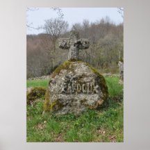 Steinkreuz des Heiligen Pardoux Posterdrucke