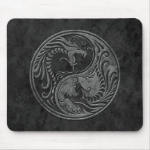 SteinYin Yang Drachen Mauspad