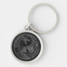 SteinYin Yang Drachen Schlüsselband