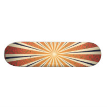 StellaRoot Damast-Sommersun-Strahlen Skateboard Brett