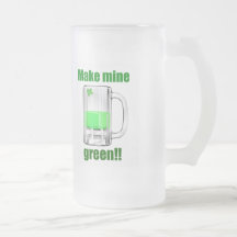 Stellen Sie meine grünen grünen Bier-St Patrick Ta Kaffee Tasse
