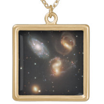 Stephan Quintett-Galaxien (Hubble Teleskop) Personalisierter Schmuck